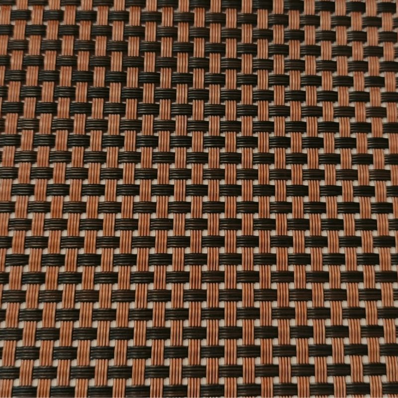 Ύφασμα Εξωτερικού Χώρου Διάτρητο Χαλκός Με Μαύρο 4×4 κωδ 5115