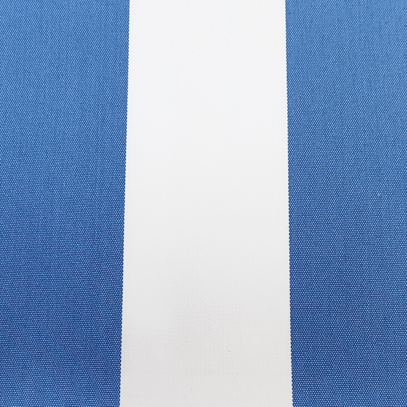 Πανί Ομπρέλας Rimini 1006 Λευκό Με Μπλε Φάρδος 160cm