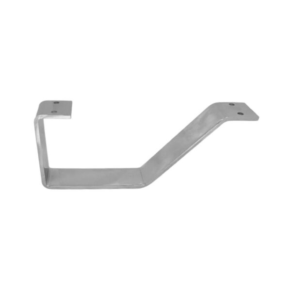 Μεταλλικό Πόδι Επίπλου Με Ασύμμετρες Πλευρές Νίκελ Μήκος 23,5cm x Ύψος 10cm - KA0325