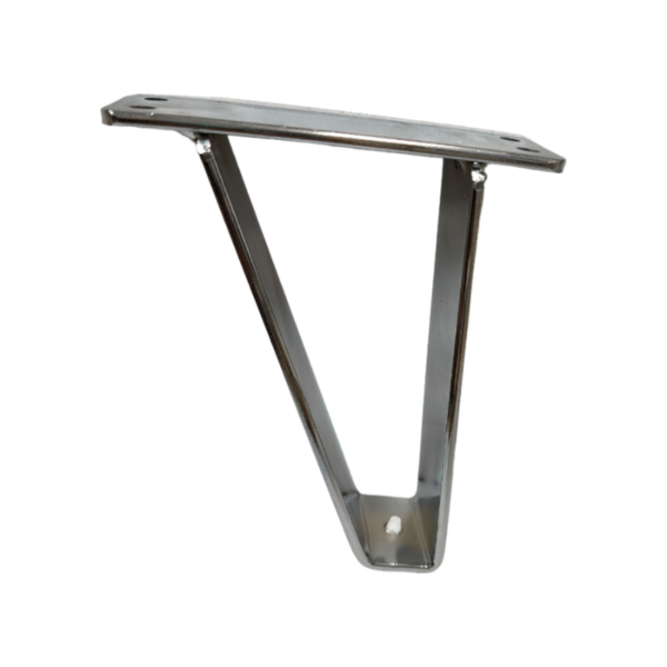 Μεταλλικό Πόδι Επίπλου Κυρτό Νίκελ Ύψος 15cm Salo - 8183 | 6868-293