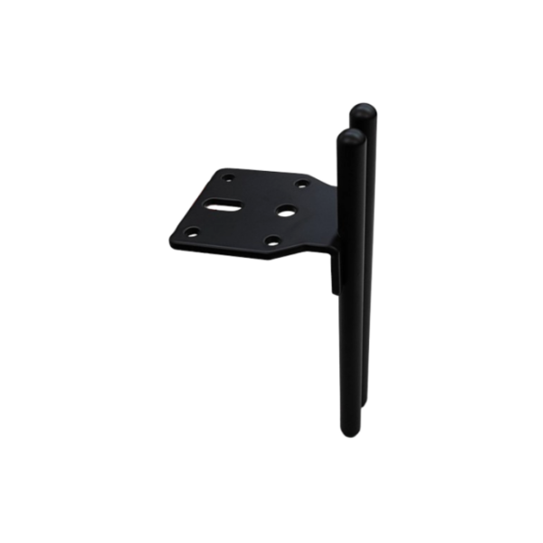 Μεταλλικό Πόδι Επίπλου Κυλινδρικό Μαύρο Ματ Ύψος 15cm Ago-55 | 6868-005