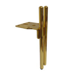 Μεταλλικό Πόδι Επίπλου Κυλινδρικό Χρυσό Ύψος 15cm Ago-95 6868-006