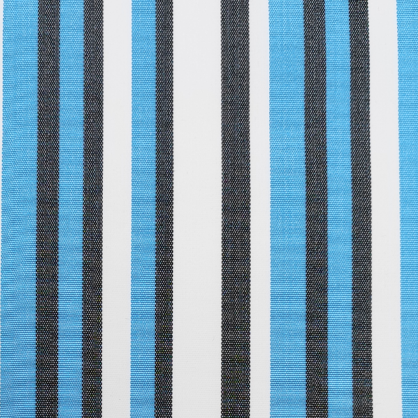 Πανί Ομπρέλας Riga 1219 Γαλάζιο Με Μαύρο Και Λευκό Φάρδος 160cm