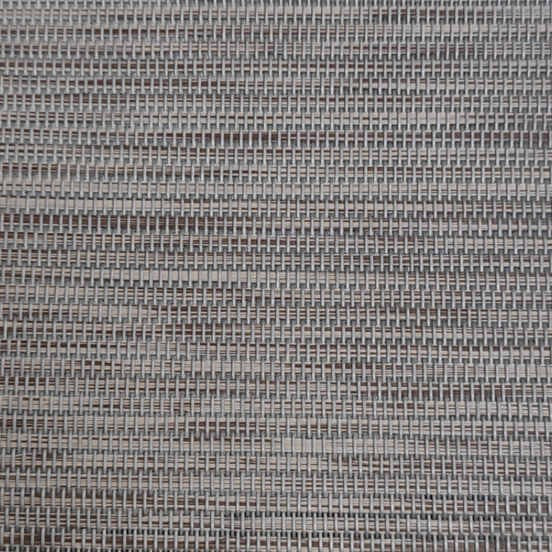 Διάτρητο Ύφασμα Ζακάρ Γκρι Μετάλ 2×1 κωδ. 611