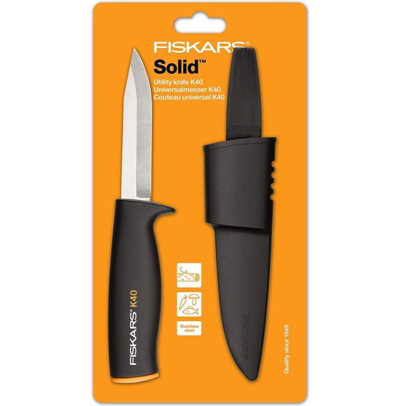 Μαχαίρι Εργασίας Fiskars Πολλαπλών Χρήσεων Utility Knife K40 10cm 1001622 - Image 3