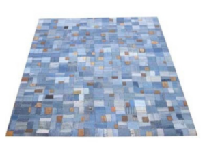 Χαλί Patchwork Μπλε KB-394