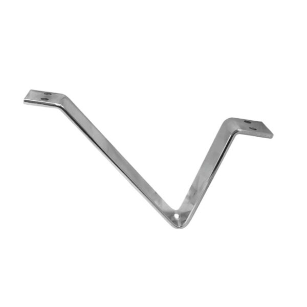 Μεταλλικό Πόδι Επίπλου Σε Σχήμα V Νίκελ Μήκος 21,5cm x Ύψος 12cm - G35