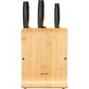 Μαχαίρια Κουζίνας Σετ 3 τμχ. Με Βάση Από Bamboo Fiskars Functional Form With Bamboo Knife Block 1057553