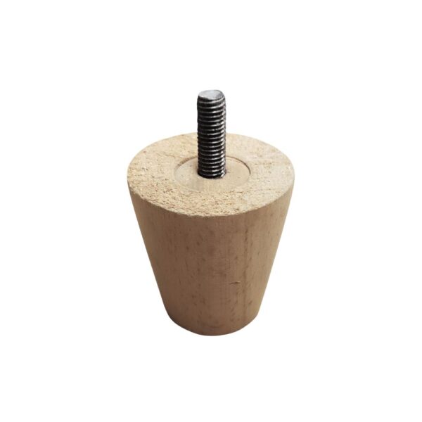 Ξύλινο Πόδι Επίπλου Άτριφτο Ύψος 6,5cm Κωδικός: X-303