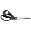 Ψαλίδι Γενικής Χρήσης Fiskars Renew 25cm με μαύρες εργονομικές λαβές και λεπίδες από ανακυκλωμένο ανοξείδωτο ατσάλι