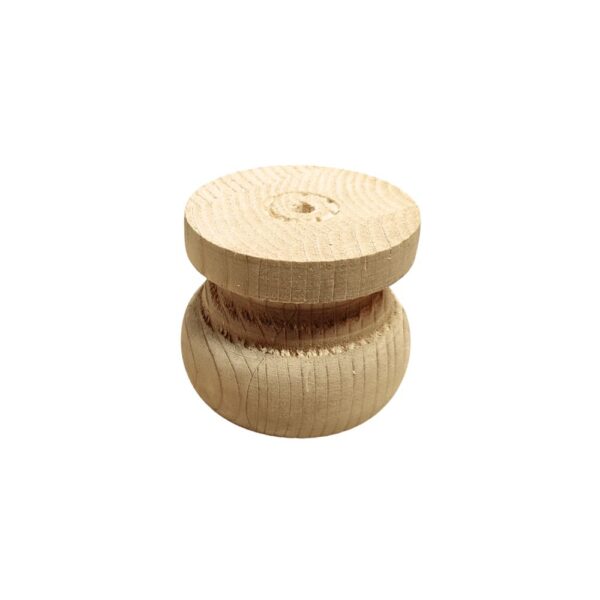 Ξύλινο Πόδι Επίπλου Άτριφτο Ύψος 6cm - X-312