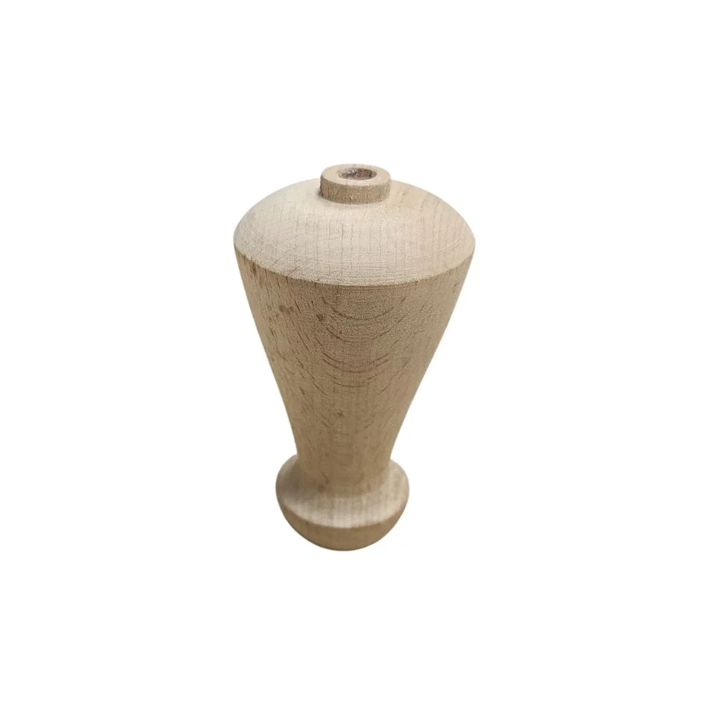 Ξύλινο Πόδι Επίπλου Άτριφτο Ύψος 8cm - X-316