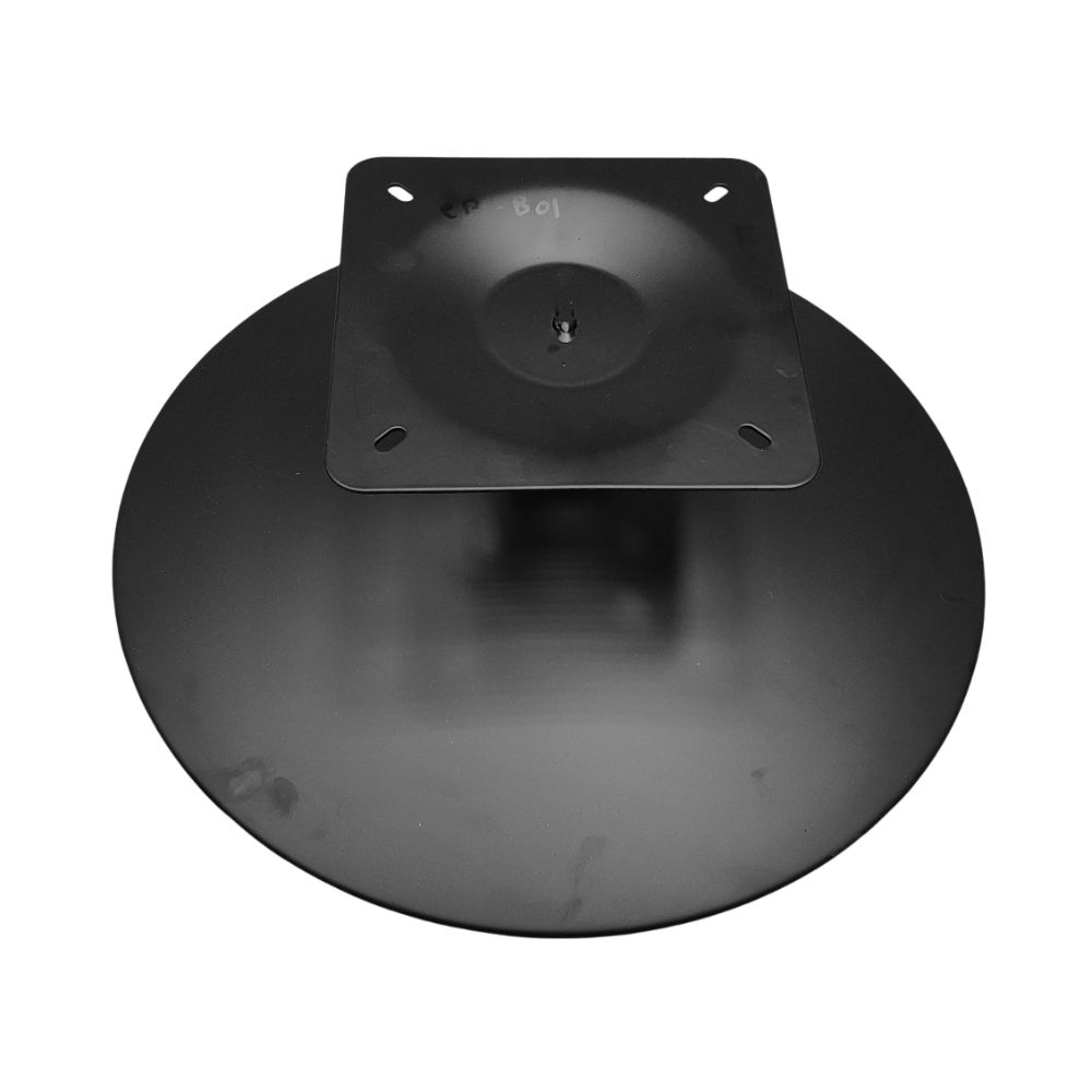 Περιστρεφόμενη Βάση Επίπλου Μαύρη Από Μέταλλο Κατάλληλη Για Πολυθρόνες Φ55cm x Ύψος 18cm - CB-B01-B