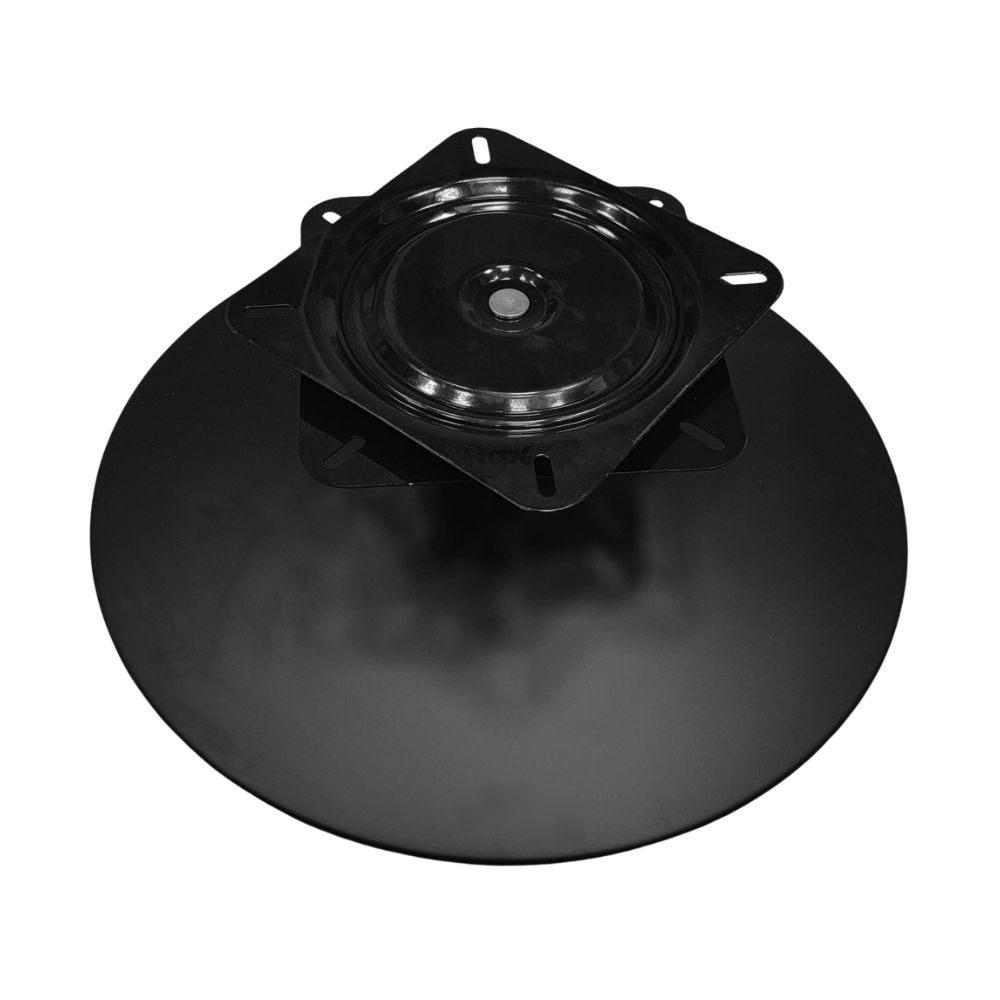 Περιστρεφόμενη Βάση Επίπλου Μαύρη Από Μέταλλο Κατάλληλη Για Πολυθρόνες Φ55cm x Ύψος 17,5cm - Α006-B