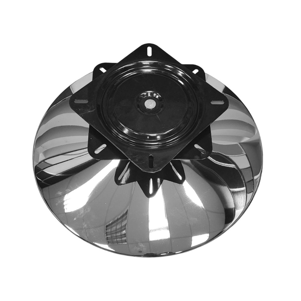 Περιστρεφόμενη Βάση Επίπλου Νίκελ Από Μέταλλο Κατάλληλη Για Πολυθρόνες Φ55cm x Ύψος 17,5cm - Α006-N